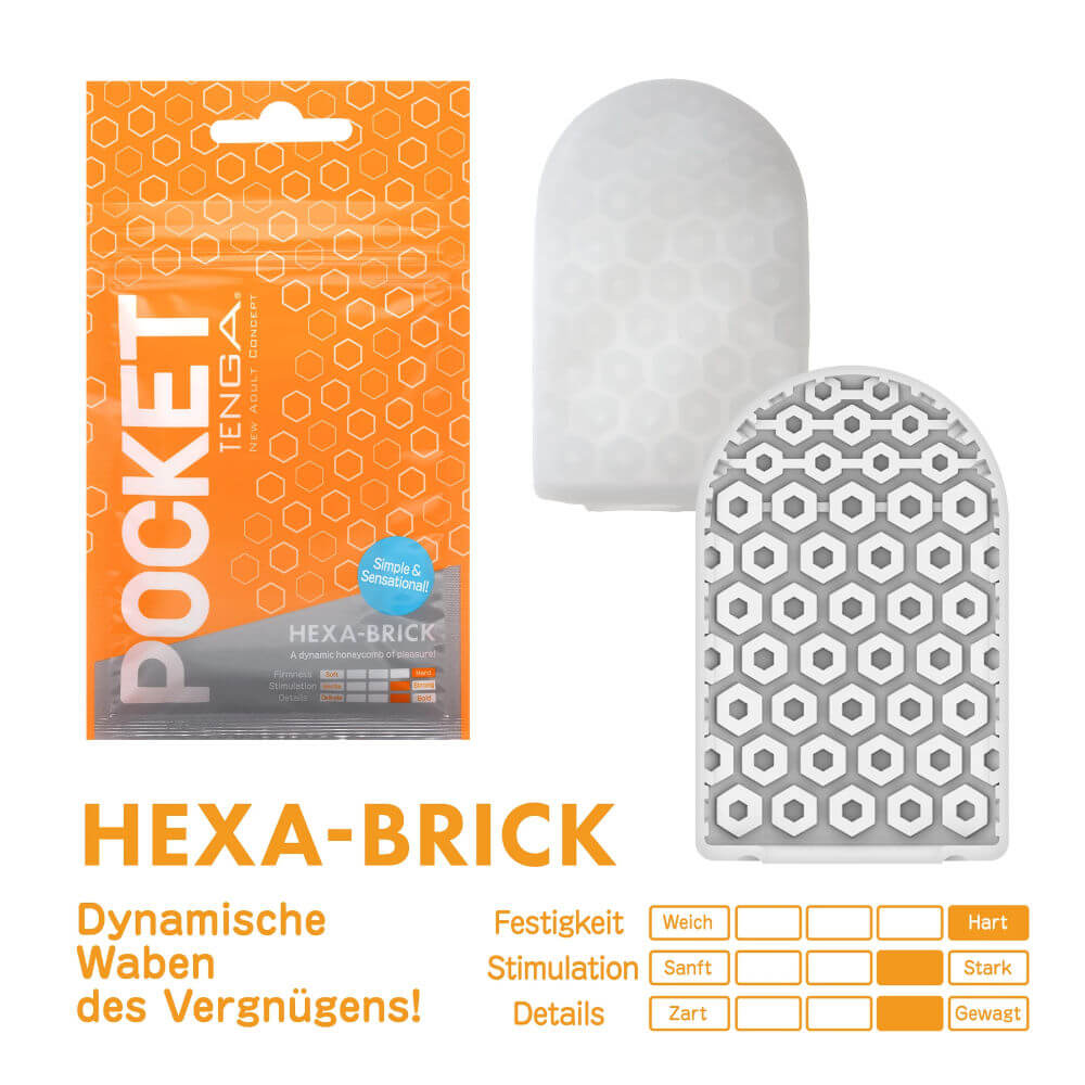 TENGA Pocket Hexa-Brick