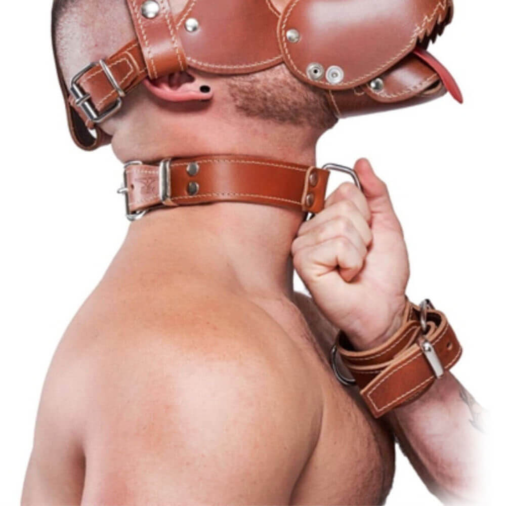 Leather Collar brown